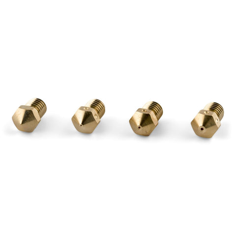Mosiężne dysze PrimaCreator RepRap M6 w różnych rozmiarach, 1,75 mm – 4 sztuki