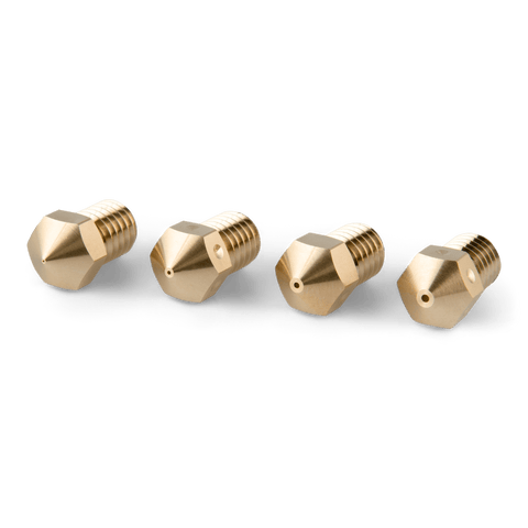 Zestaw dysz mosiężnych PrimaCreator RepRap M6 3 mm (0,2/0,4/0,6/0,8 mm) – 4 sztuki
