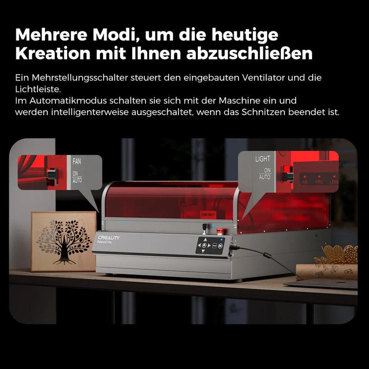 Creality Falcon2 Pro geschlossener Laser-Gravierer Laser 3ddruckboss