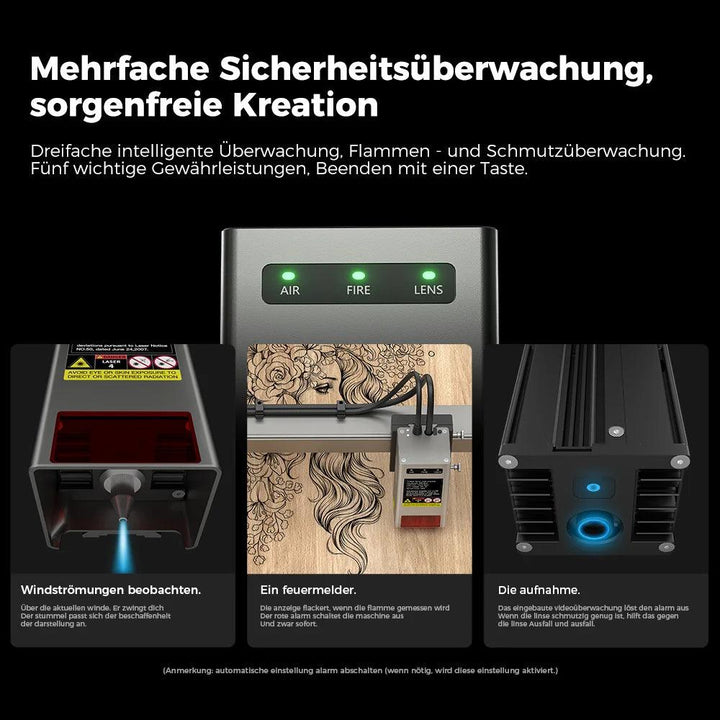 Creality Falcon2 Pro geschlossener Laser-Gravierer Laser 3ddruckboss