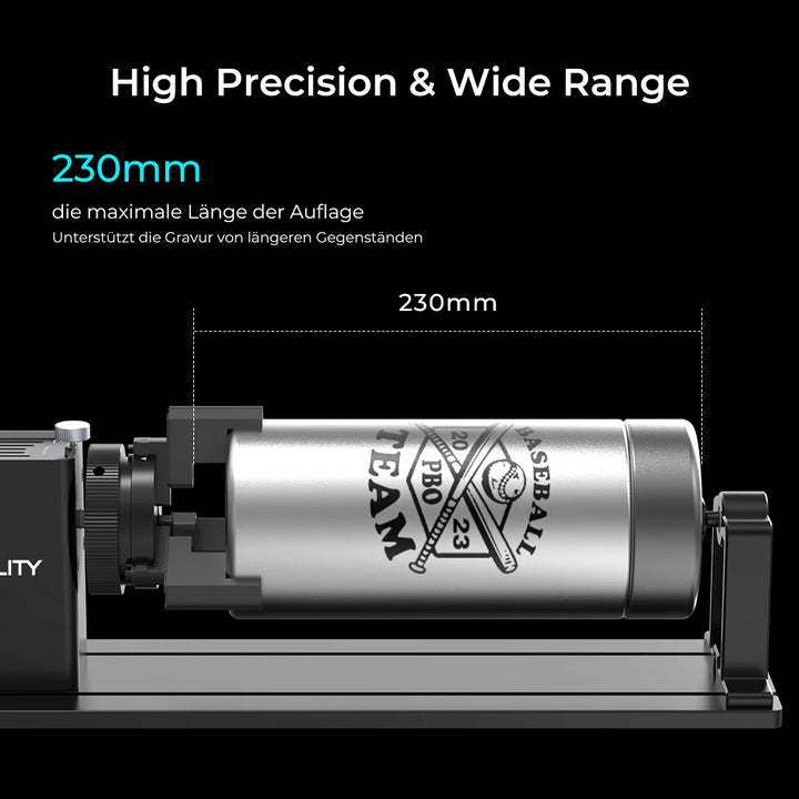 Creality Rotary Kit Pro Rotationswalze 3ddruckboss