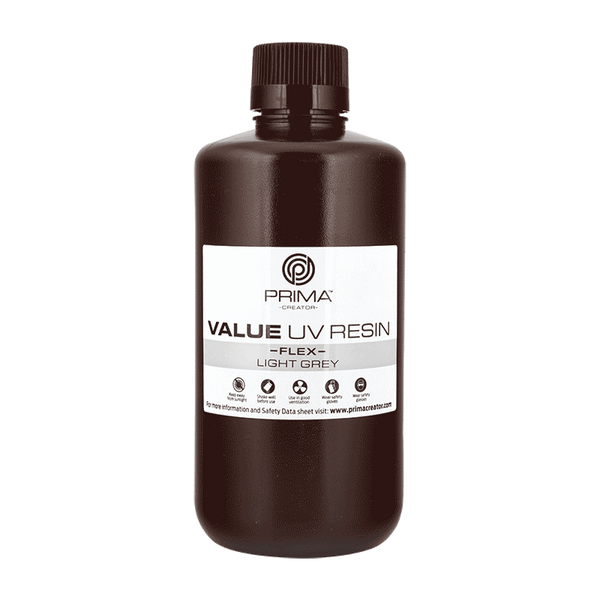 PrimaCreator Value Flex UV żywica - 1 kg - jasnoszary