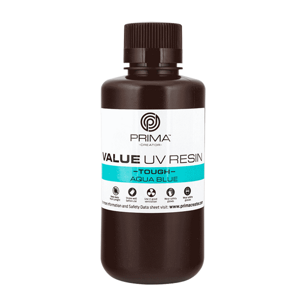 PrimaCreator Value Tough UV żywica (podobna do ABS) - 500 g - Aqua Blue