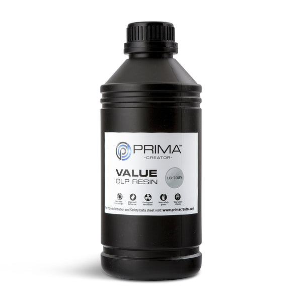 Żywica PrimaCreator Value UV/DLP – 1000 ml jasnoszara