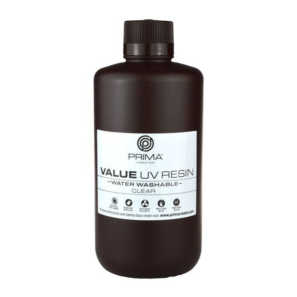 PrimaCreator Value Wodoodporna żywica UV do mycia wodą - 1000 ml - Przezroczysta