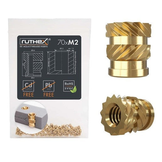Wkładka gwintowana Ruthex Ruthex M2 – Rx-M2x4 - 70 szt.