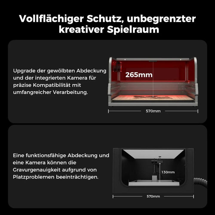 Creality Falcon2 Pro geschlossener Laser-Gravierer Laser 3ddruckboss