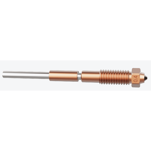 Mingda zintegrowana utwardzana stalowa dysza 0,4 mm (HighCoat) – część zamienna do kilku modeli Mingda