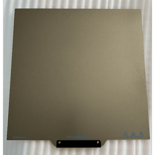 Płyta sprężynowa Mingda PEI z uchwytami 455x455mm – część zamienna do Raptor 450
