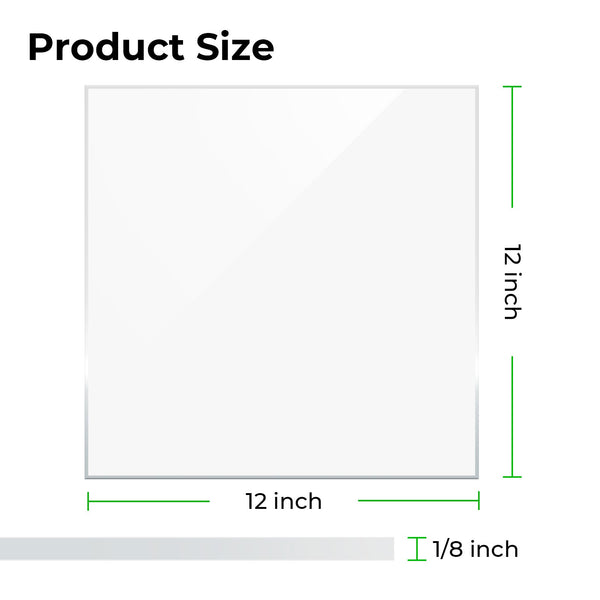 xTool 3 mm przezroczyste płyty akrylowe (opakowanie 2 szt.)