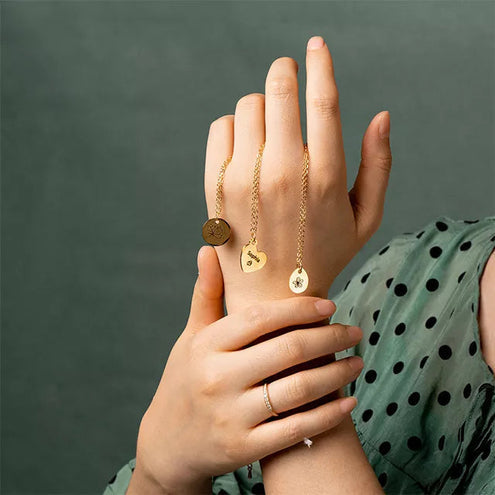 Zawieszka w kształcie serca xTool - złoto, srebro, różowe złoto - 30 sztuk